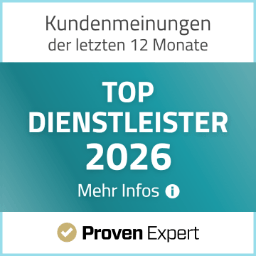 Proven Expert Badge - Top Dienstleister 2026