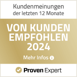Proven Expert Badge - Von Kunden Empfohlen 2024